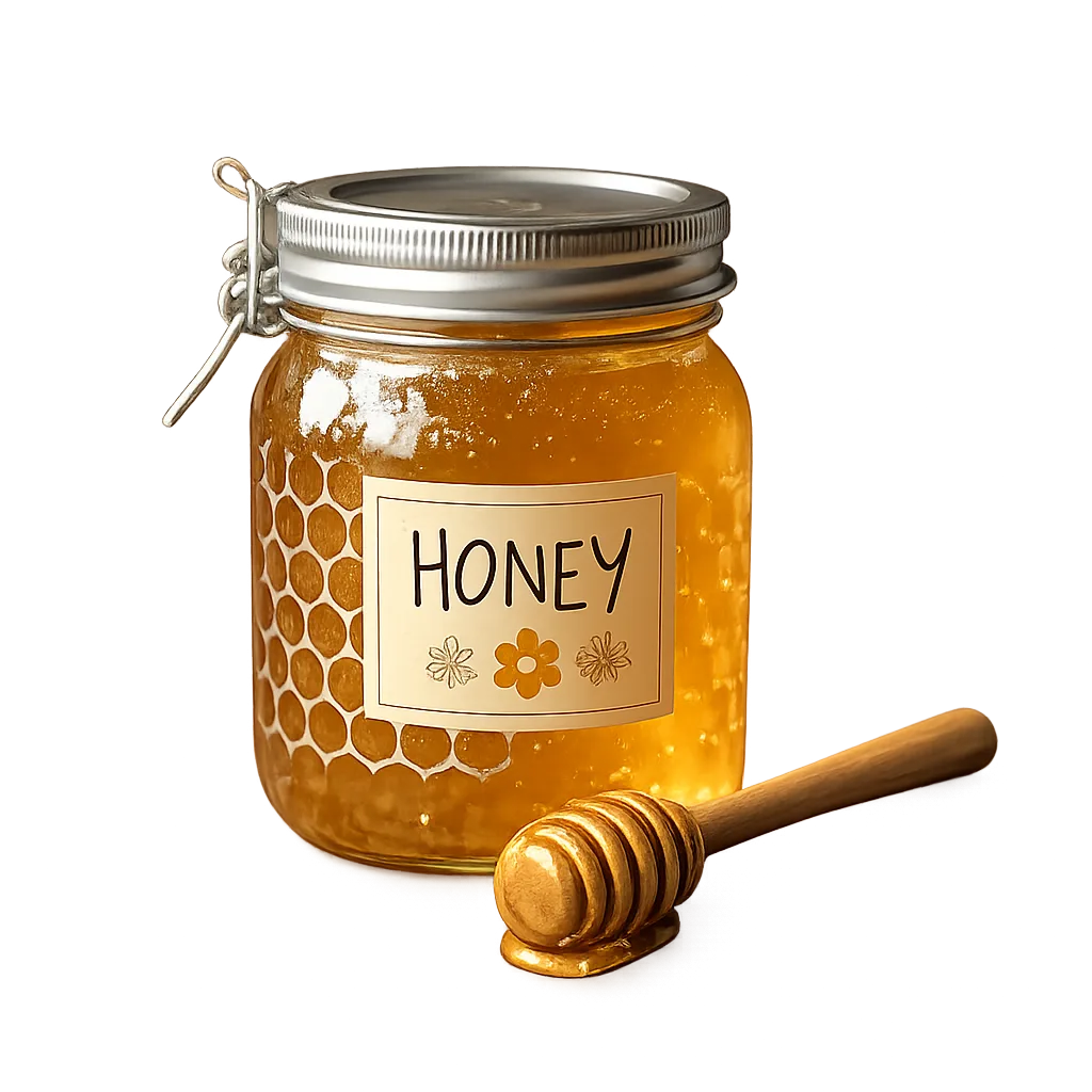 Export-quality pure honey from Orbitto International, Gujarat, India